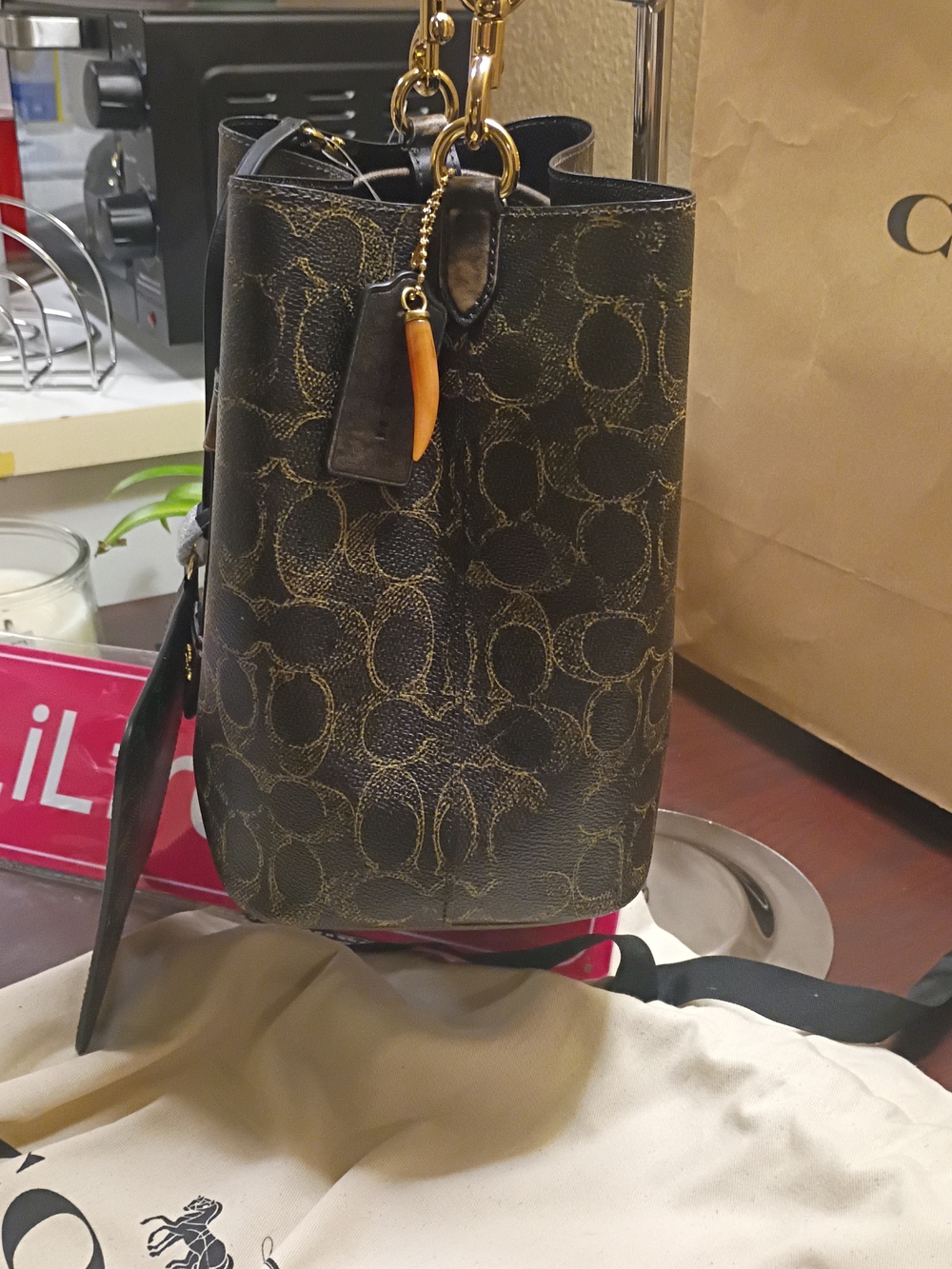Coach Rowan Bucket Bag - Picture 7 of 14